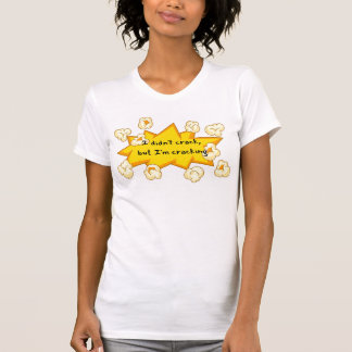 Witte Vrouwen T-shirt met popcorn 🍿