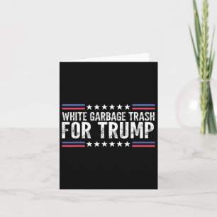 Witte vuilnis voor Trump stemt op Trump Kaart