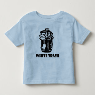 Witte vuilnisbak kinder shirts