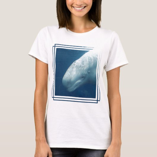 Witte walvis t-shirt (Voorkant)