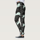 witte walvis zwart leggings (Links)