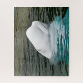 Witte walvissen legpuzzel (Verticaal)