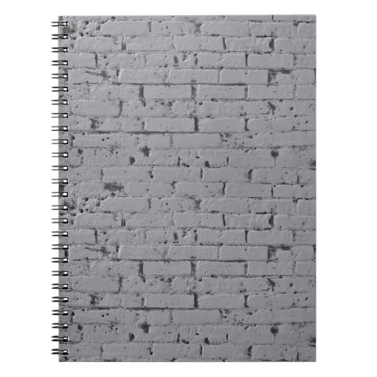 Witte wand van de Brick Notitieboek (Voorkant)