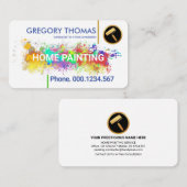 Witte Wandverf Startpagina Verf. Visitekaartje (Voorkant / Achterkant)