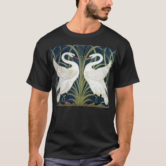 Witte wannen en T-shirt met achtergrond (Voorkant)