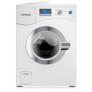 Witte wasmachine