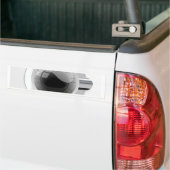 Witte wasmachine bumpersticker (Op Truck)