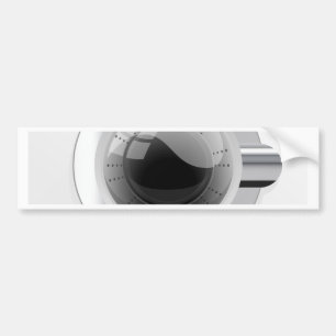 Witte wasmachine bumpersticker