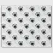 Witte wasmachine cadeaupapier (Vlak)