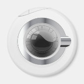 Witte wasmachine magneet (Voorkant)
