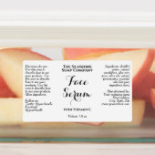 Witte waterdichte cosmetica druppelaar fles labels (Aangebracht)