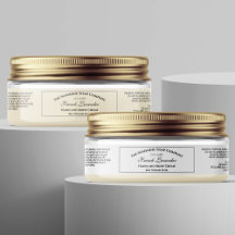 Witte Waterdichte Cosmetica Label 1 "x 7"