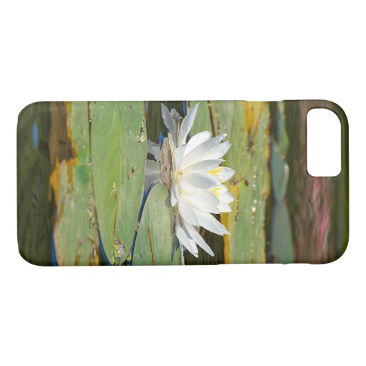 witte waterlelie in een vijver Case-Mate iPhone case (Achterkant (Horizontaal))