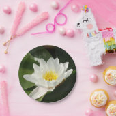 Witte Waterlelie, Lotus Bloemdocument Bord (Feest)