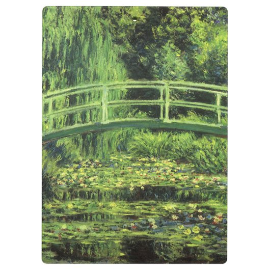 Witte waterlionen van Claude Monet, kunst Klembord (Achterkant)