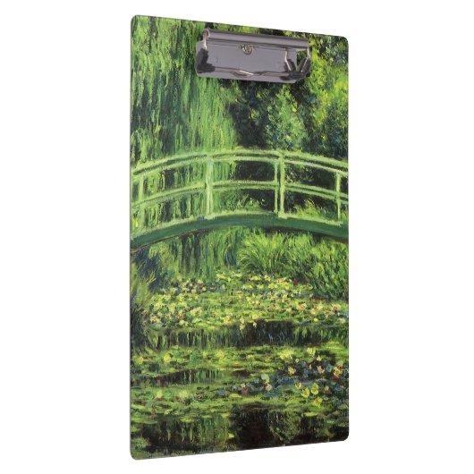 Witte waterlionen van Claude Monet, kunst Klembord (Rechts)