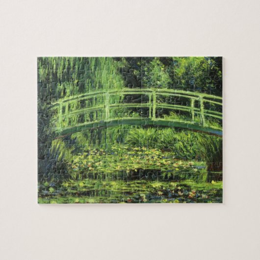 Witte waterlionen van Claude Monet, kunst Legpuzzel (Horizontaal)