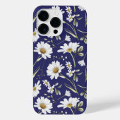 Witte Waterverf bloemen iPhone Hoesje (Achterkant)
