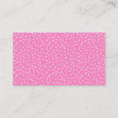 Witte Waterverf Donuts Sprinkles Book Request Informatiekaartje (Achterkant)