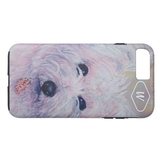 WITTE WEST HOGGRONDVERRIER Case-Mate iPhone CASE (Achterkant (Horizontaal))