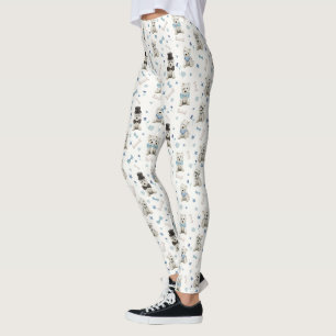 Witte Westies met Accessoires Whimsical Leggings