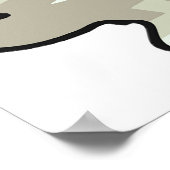 Witte Wezel Natuurposter Poster (Hoek)