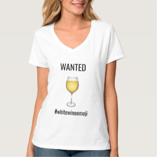 Witte wijn emoji wilde Shirt