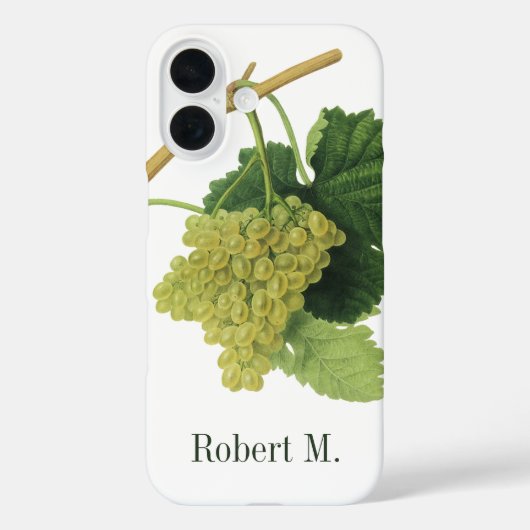 Witte wijndruiven op de wijnstok,  voedingsvruchte Case-Mate iPhone case (Achterkant)