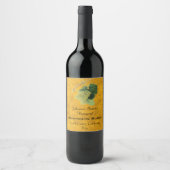 witte wijndruiven, Sauvignon blanc Wijn Etiket (Voorkant)