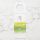 Witte wijnproeverij fles aantal labels (Voorkant)