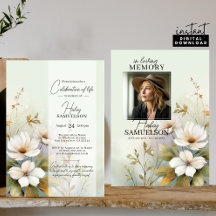 Witte Wildbloemen Viering van het leven | FOTO
