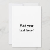 Witte Wilde Bloemkaart Bedankkaart (Achterkant)