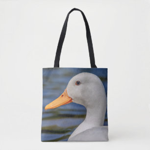 Witte Wilde Eend Tote Bag