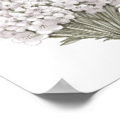 Witte  Wildflower Nursery Decor Poster (Hoek)