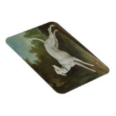Witte windhond magneet (Rechterzijde)