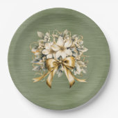 Witte Winterberry uitnodigingsset papier Bord (Voorkant)