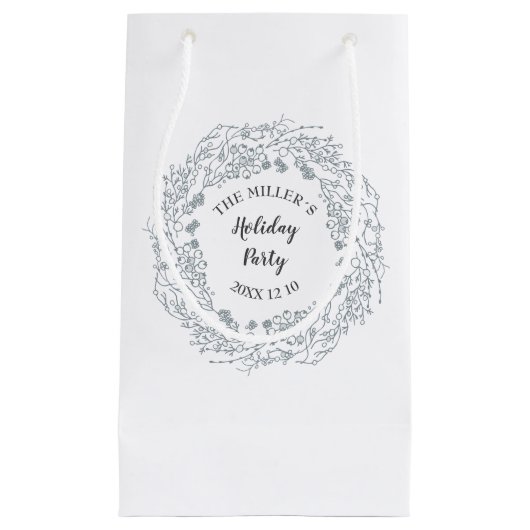 witte winterbessen met de grote partij klein cadeauzakje (Voorkant)