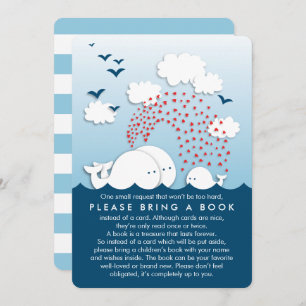 Witte witte walvisparen brengen een Kaart van het