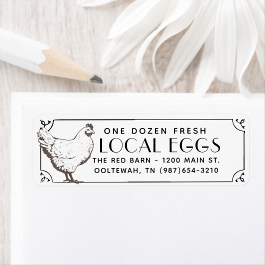 witte witte witte witte witte eieren kartonnen om etiket (Insitu)