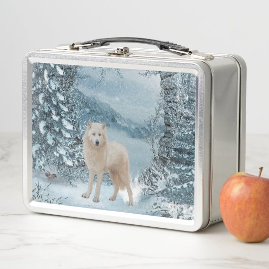 Witte wolf (In situ)