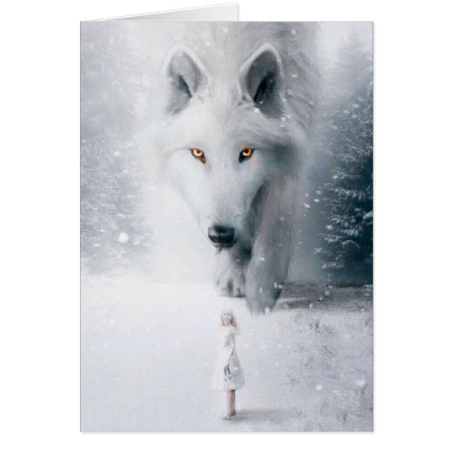 Witte wolf (Voorkant)