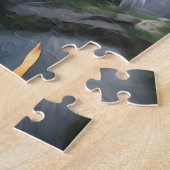 WITTE WOLF ART PUZZEL (Zijkant)