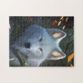 WITTE WOLF ART PUZZEL (Horizontaal)