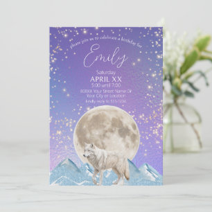 Witte Wolf en Noorderlicht maan Kaart