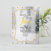 Witte wolf kaart (Staand voorkant)