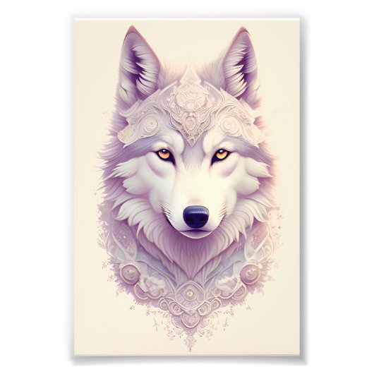 Witte Wolf - Poster (Voorkant)