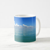 Witte wolk boven een mok koffie uit de onderzeese (Voorkant rechts)
