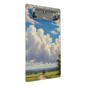 Witte wolken en heldere blauwe lucht mini klembord (Schuin)