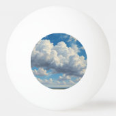 Witte wolken en heldere blauwe lucht pingpongballen (Achterkant)
