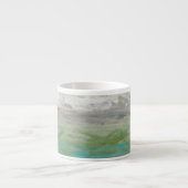 Witte wolken Het prachtige landschap overzien Espresso Kop (Voorkant)